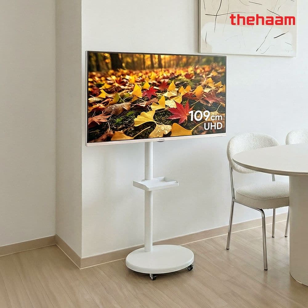 더함 109cm 화이트 43인치 UHD 120Hz TV 삼탠바이미 호환 - 최저가 322,050원