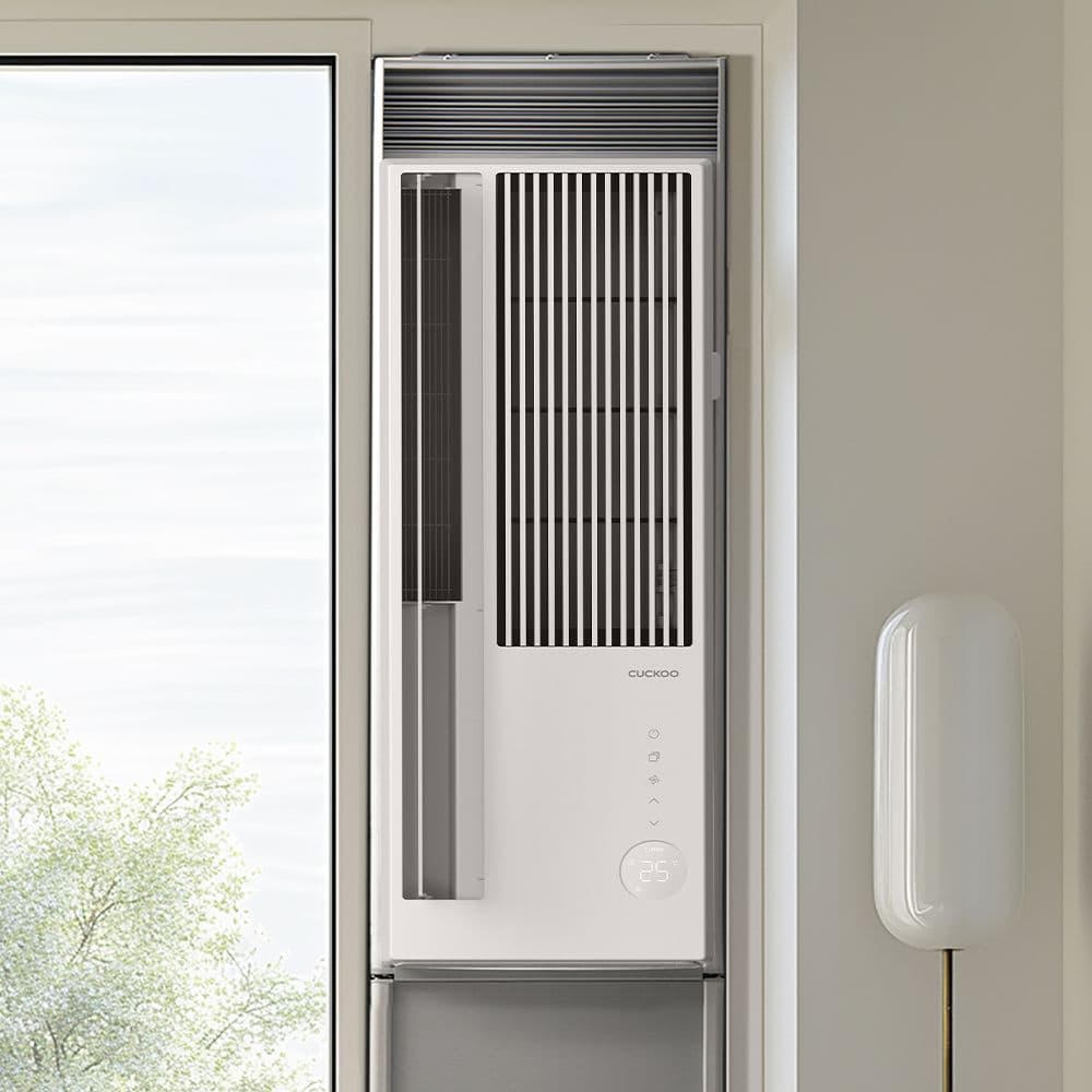 쿠쿠 인스퓨어 25년형 1등급 초슬림 창문형에어컨 - 최저가 590,000원