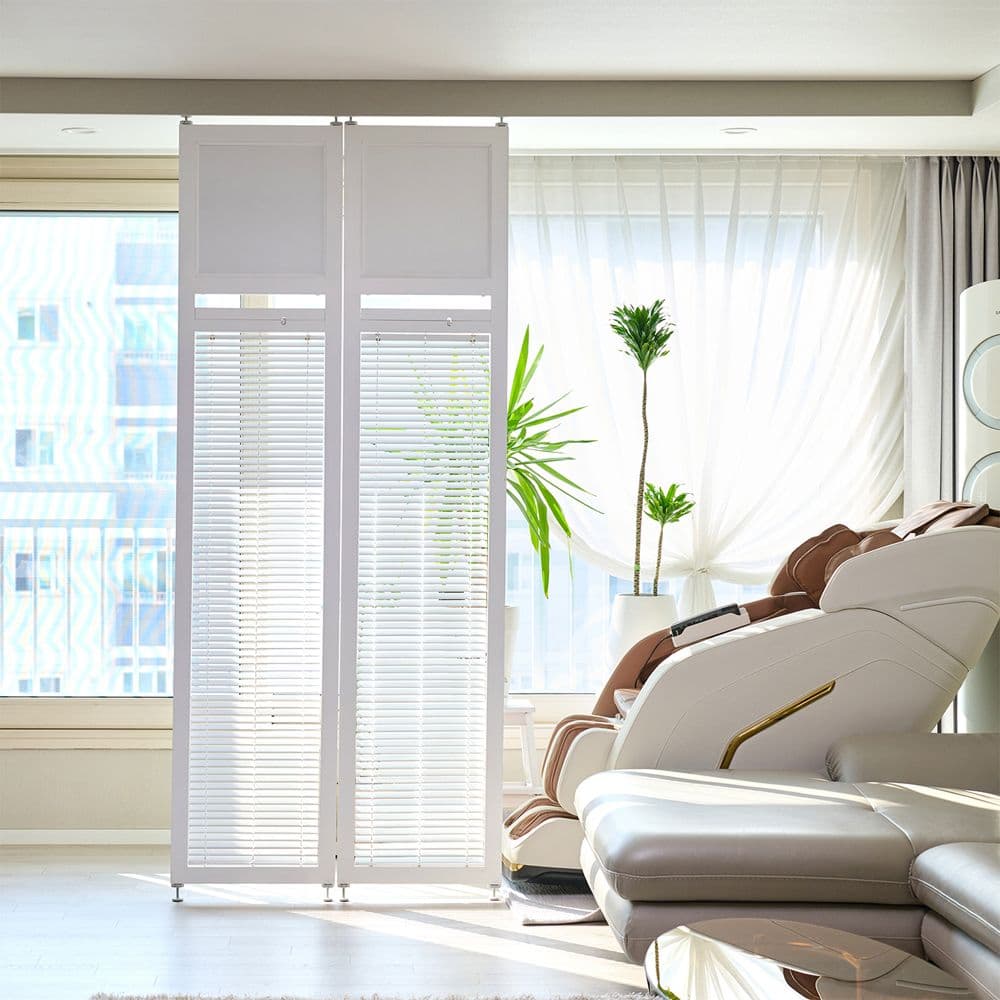 까사라움 블라인드 원목 인테리어 가벽 파티션 3color