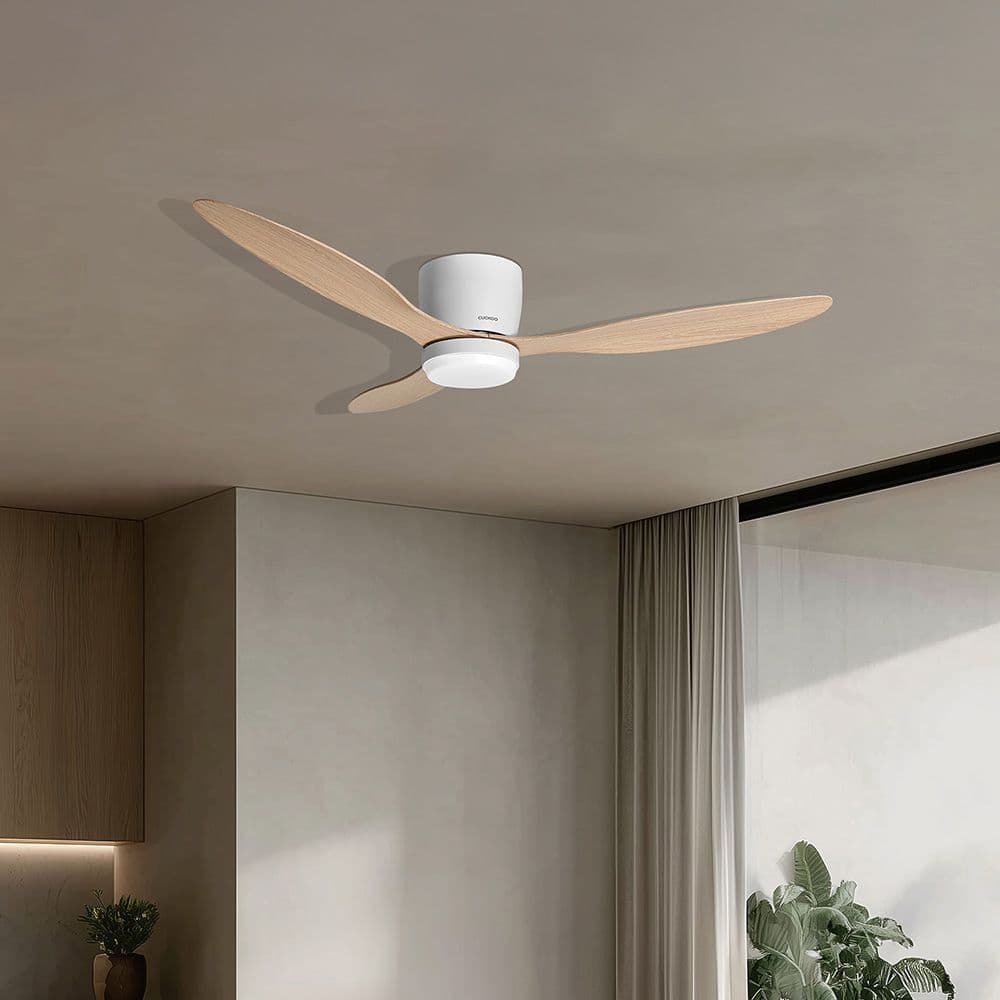쿠쿠 실링팬 화이트 우드 132cm 52인치 CCF-ABL5210WD