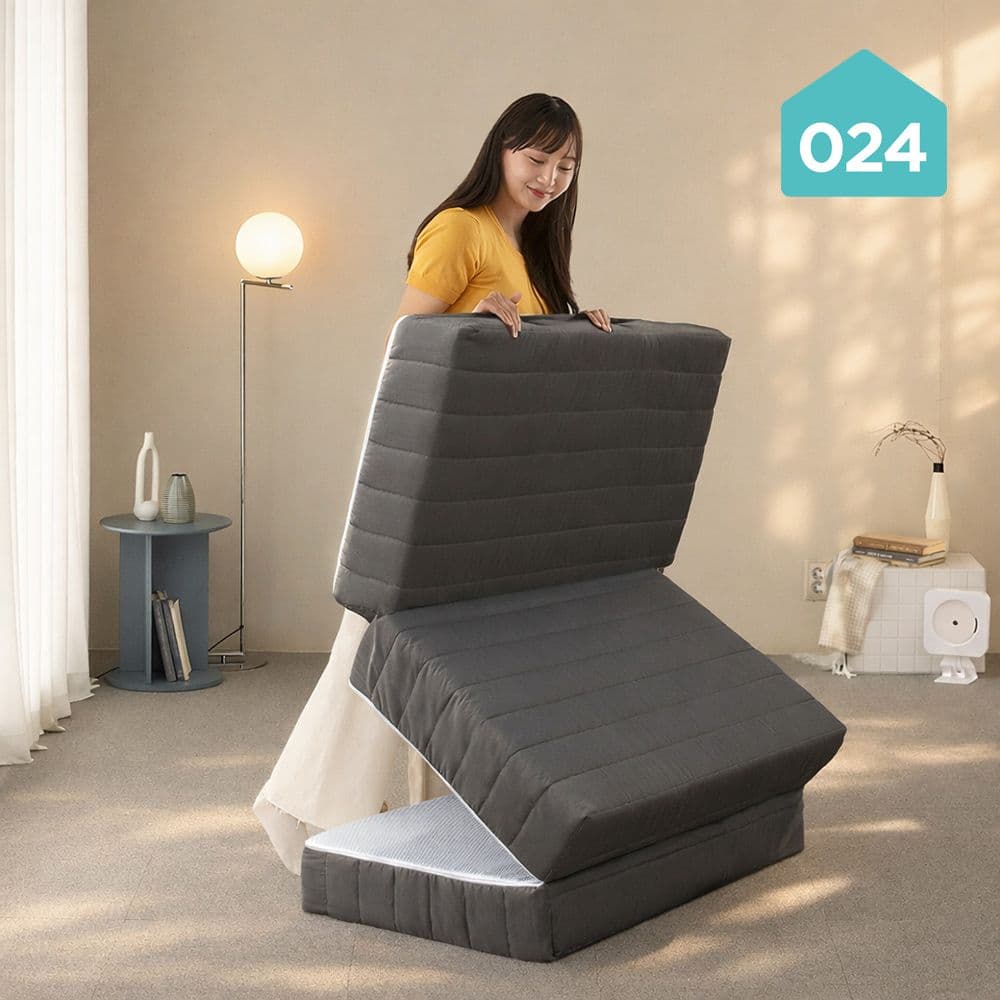 024홈 국민토퍼 3단 접이식 매트리스 16cm