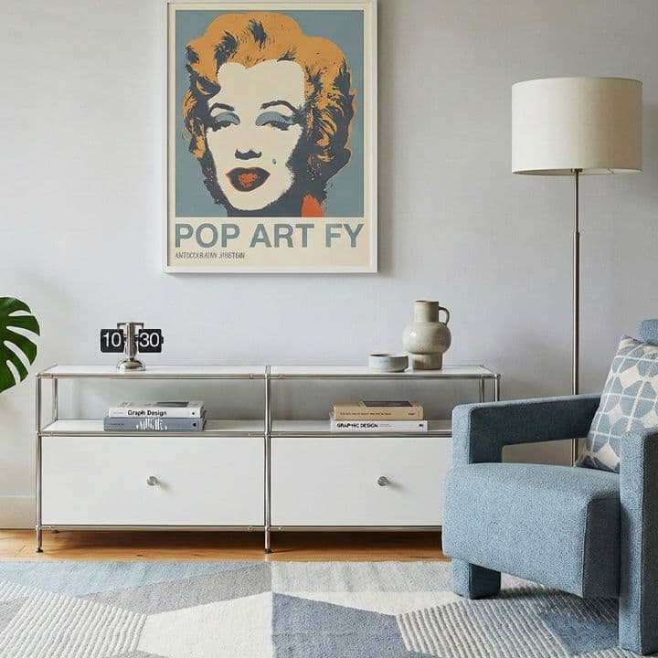 채우리 파이토 미드센츄리 모듈 2단 1325 선반장 거실장 - 최저가 199,000원