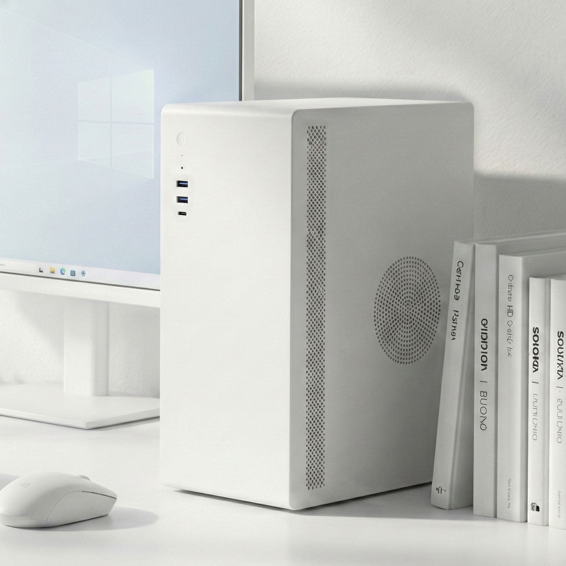 아싸컴 아싸컴 화이트 데스크테리어 사무용컴퓨터 5600G/8GB/SSD 250GB - 최저가 529,900원