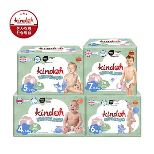 킨도 오슬림 베베가드 팬츠 4단계 ~ 7단계 1BOX(3팩)