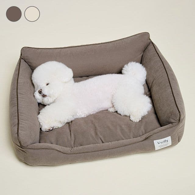 울리 베이직 사각 강아지 애착 방석 고양이 쿠션 3size 2colors - 최저가 19,855원