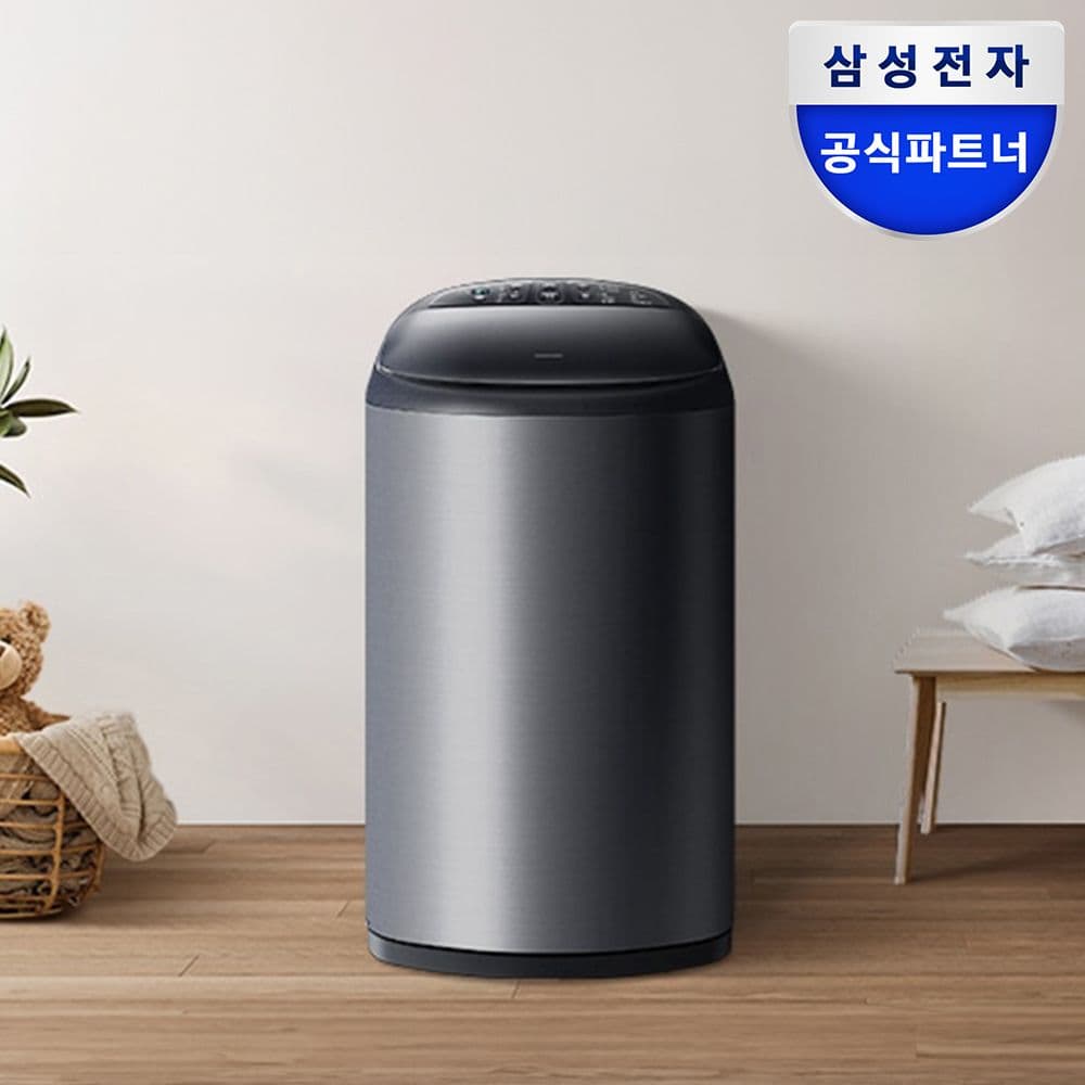 삼성전자 아가사랑 세탁기 WA30DG2120BV 3kg 블랙캐비어 삶음기능