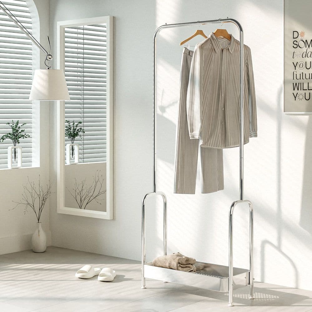 키모 스탠드 미드센츄리 수납 행거 1단 600