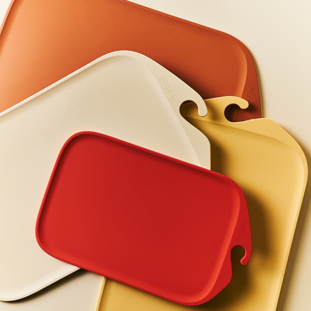 모도리 스테디셀러 TPU 깔끔 도마 세트(도마 4P+거치대)