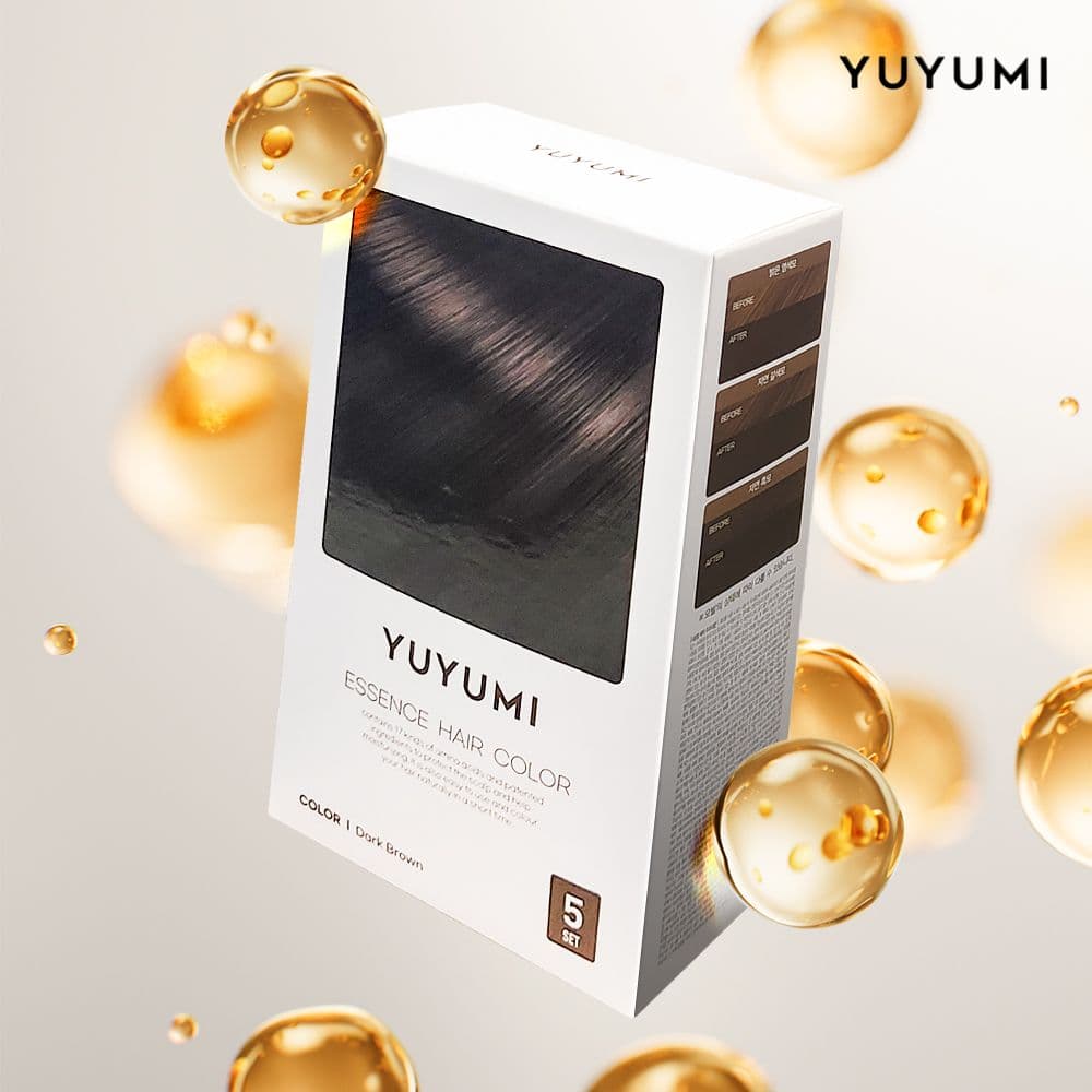 유유미 유유미 염색약 염색샴푸 새치 30ml 5회분 3가지 컬러 블랙 다크브라운 내츄럴브라운