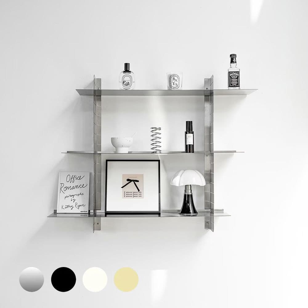 리빙힙 퀠로 슬라이딩 3단 모듈 벽선반