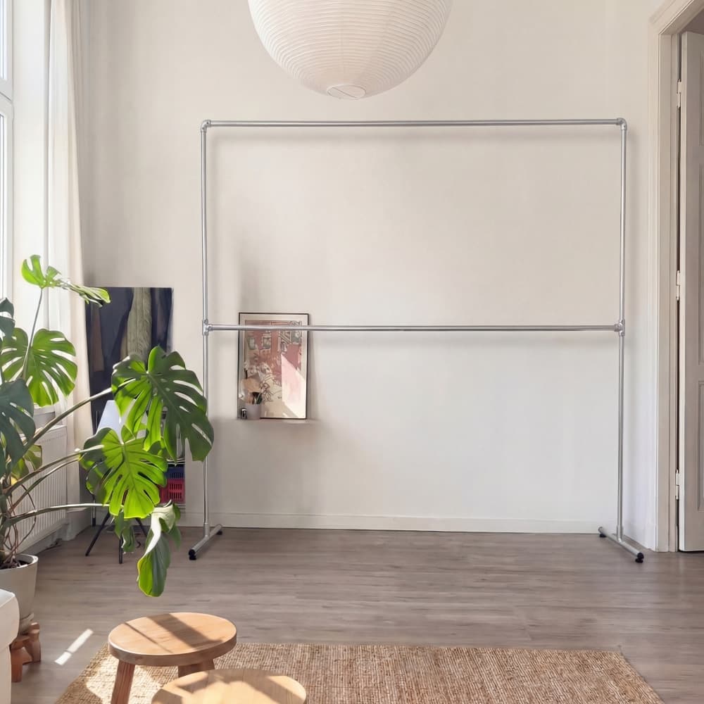 본드팩토리 파이프 행거 2단 창고형 이동식 고정식 백관 헹거