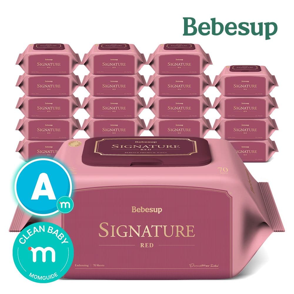 베베숲 시그니처 레드 70매 20팩(80gsm/맘가이드A등급)