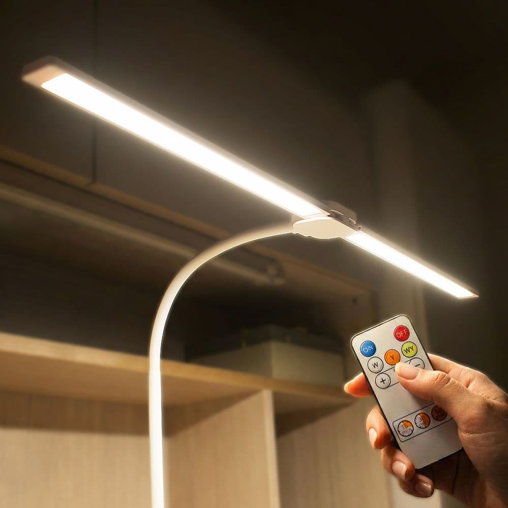 파카이 학습 공부 스탠드 70cm 프로 와이드 조명 클램프형 + 리모컨