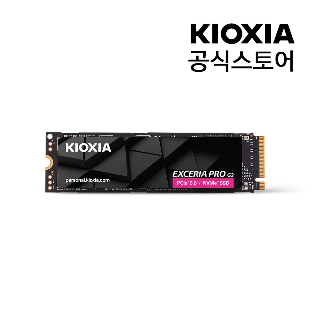 KIOXIA EXCERIA PRO G2 NVMe SSD with DRAM (PCIe 5.0/M2나사)