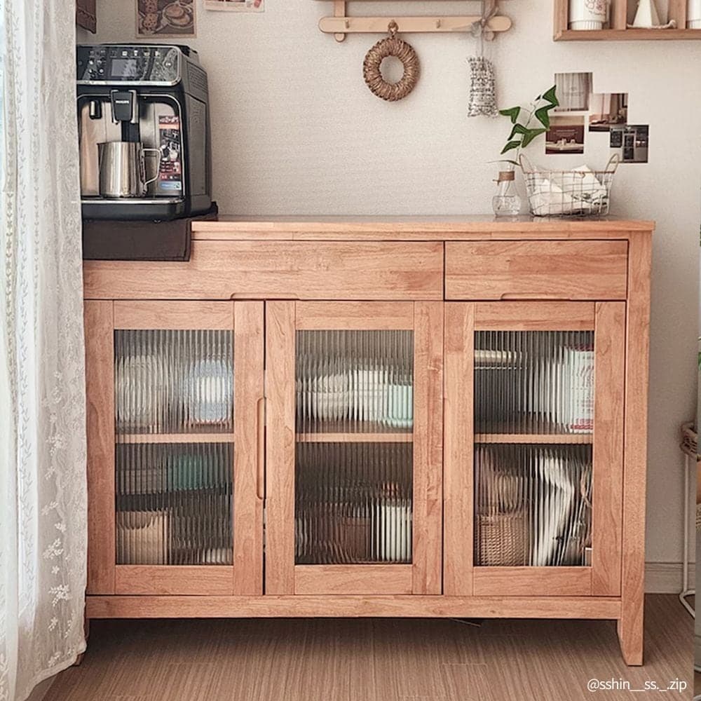 데코라인 홀튼 원목 홈카페수납장 1200 - 최저가 269,000원