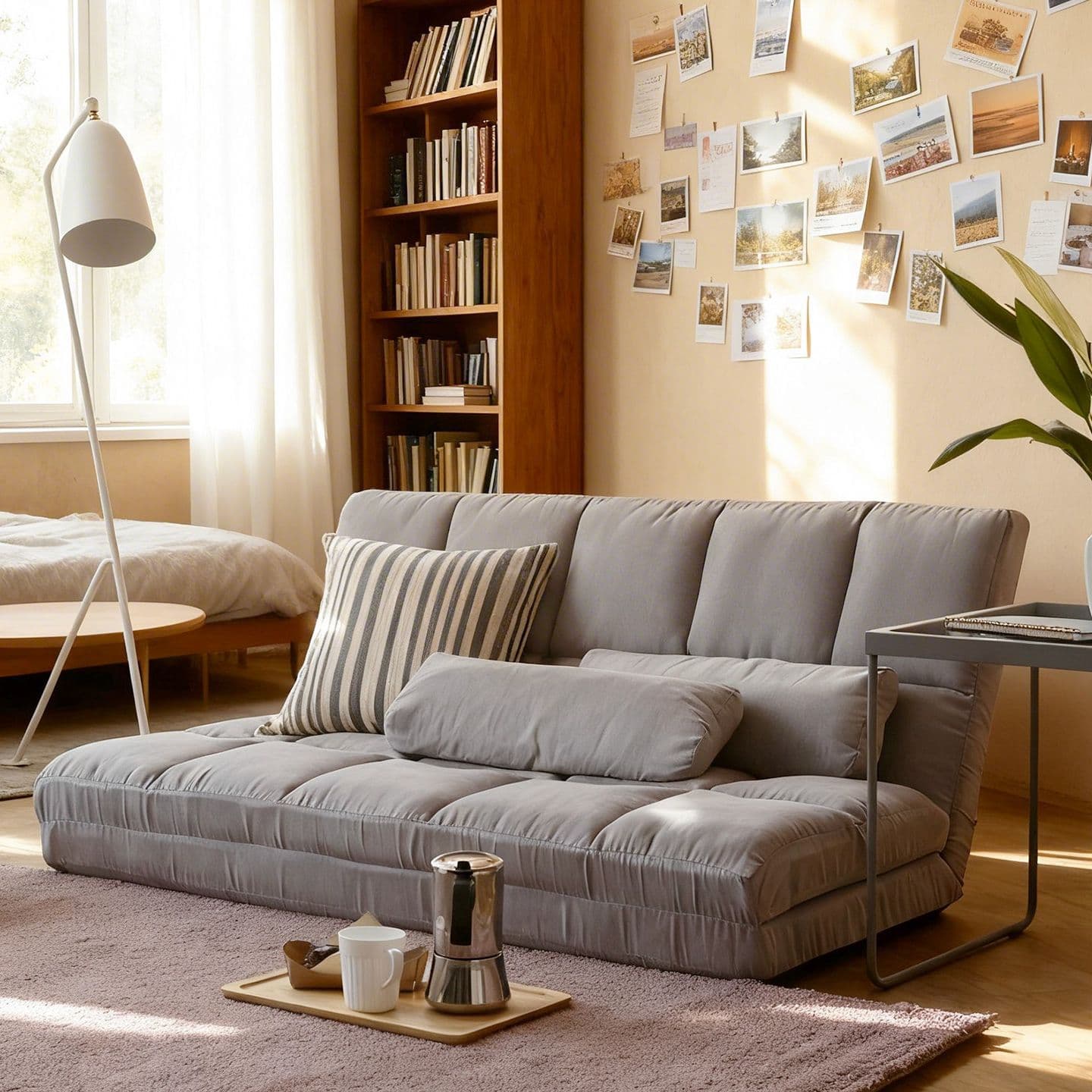 베스트리빙 와이드 싱글/더블 패브릭 소파베드 3colors(쿠션증정) - 최저가 95,933원