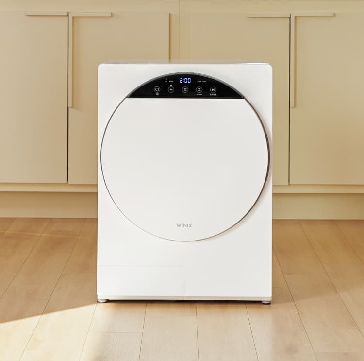 위닉스 인버터 컴팩트 건조기 4kg 화이트 HS3H400-NWK