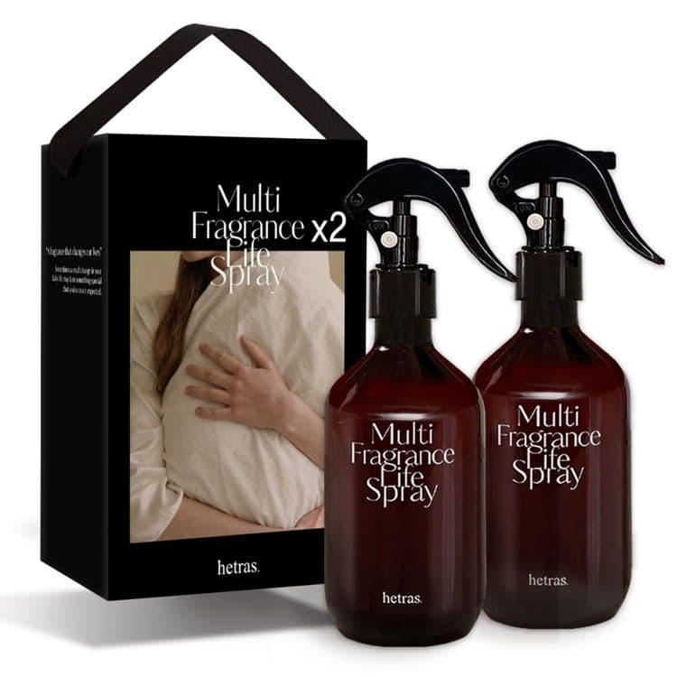 헤트라스 멀티스프레이 섬유향수 탈취제 룸스프레이 300ml x 2개 선물세트