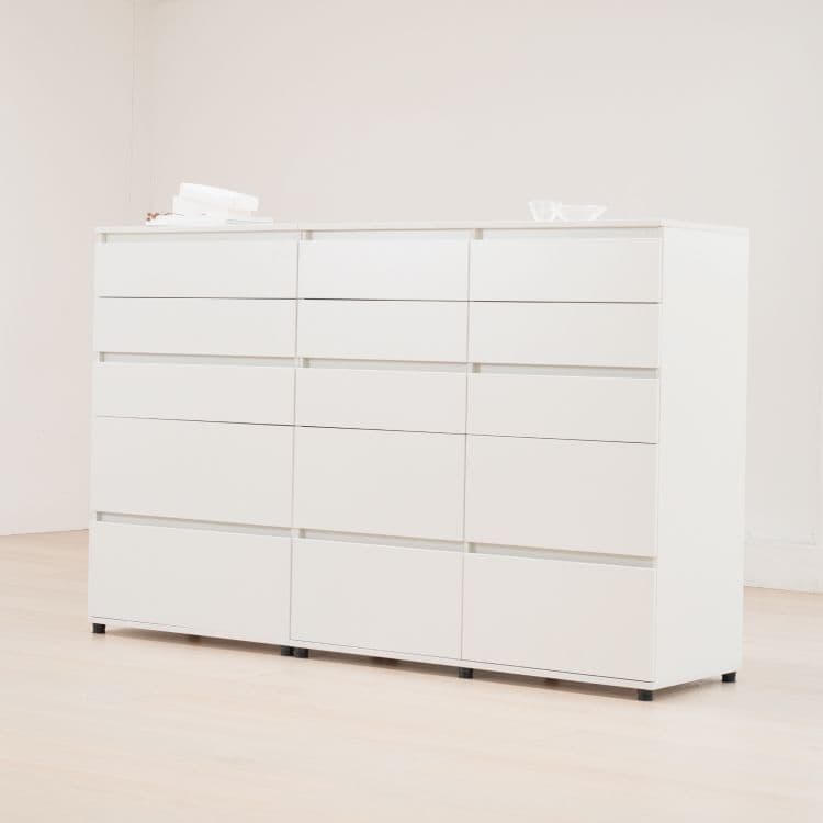 오늘의집 layer refine / 두 배 더 깊어진 오픈 선반 서랍장, 800/1200, 2단/4단/5단 - 최저가 144,900원