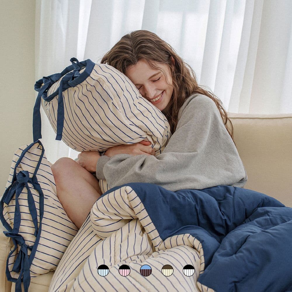 믹스앤매치 에센셜 스트라이프 간절기/사계절/극세사 이불세트 SS/Q 11컬러 - 최저가 36,900원 (50% 할인)