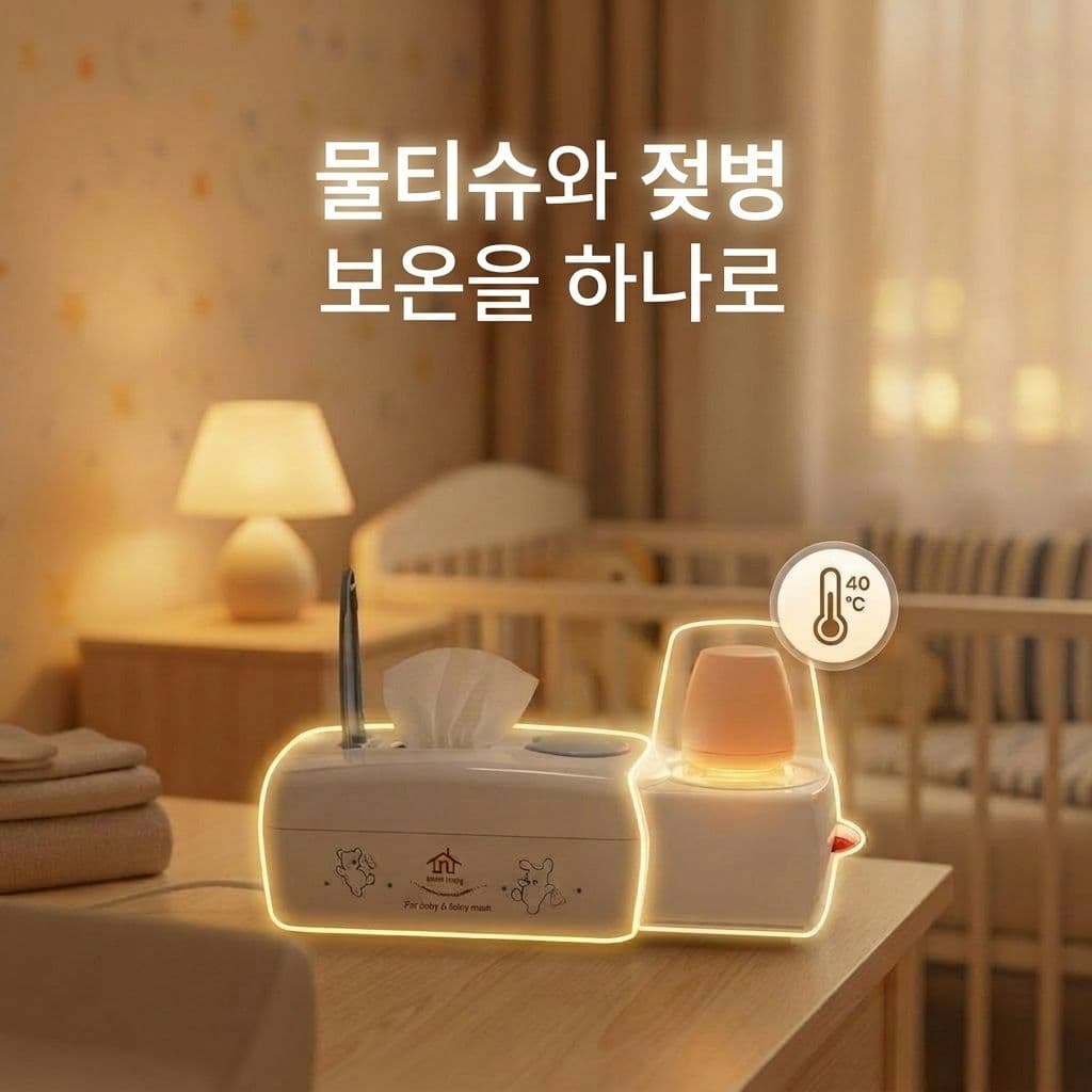 홈빙 홈빙 올인원 물티슈+젖병워머(중탕기능+온도자동조절)