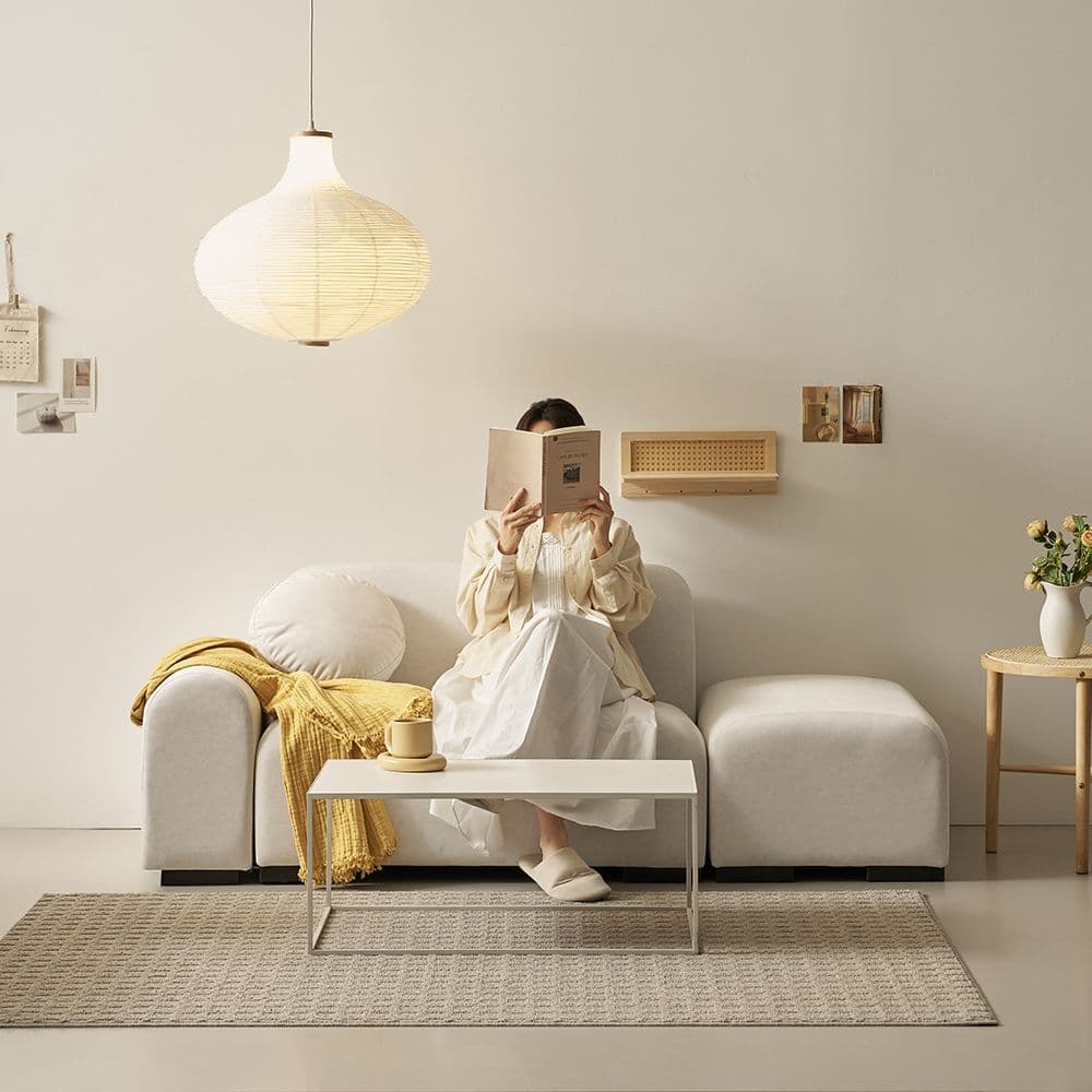 폴인퍼니 모노 하임 2인용 쇼파 패브릭 모듈 소파(쿠션 증정) - 최저가 209,000원