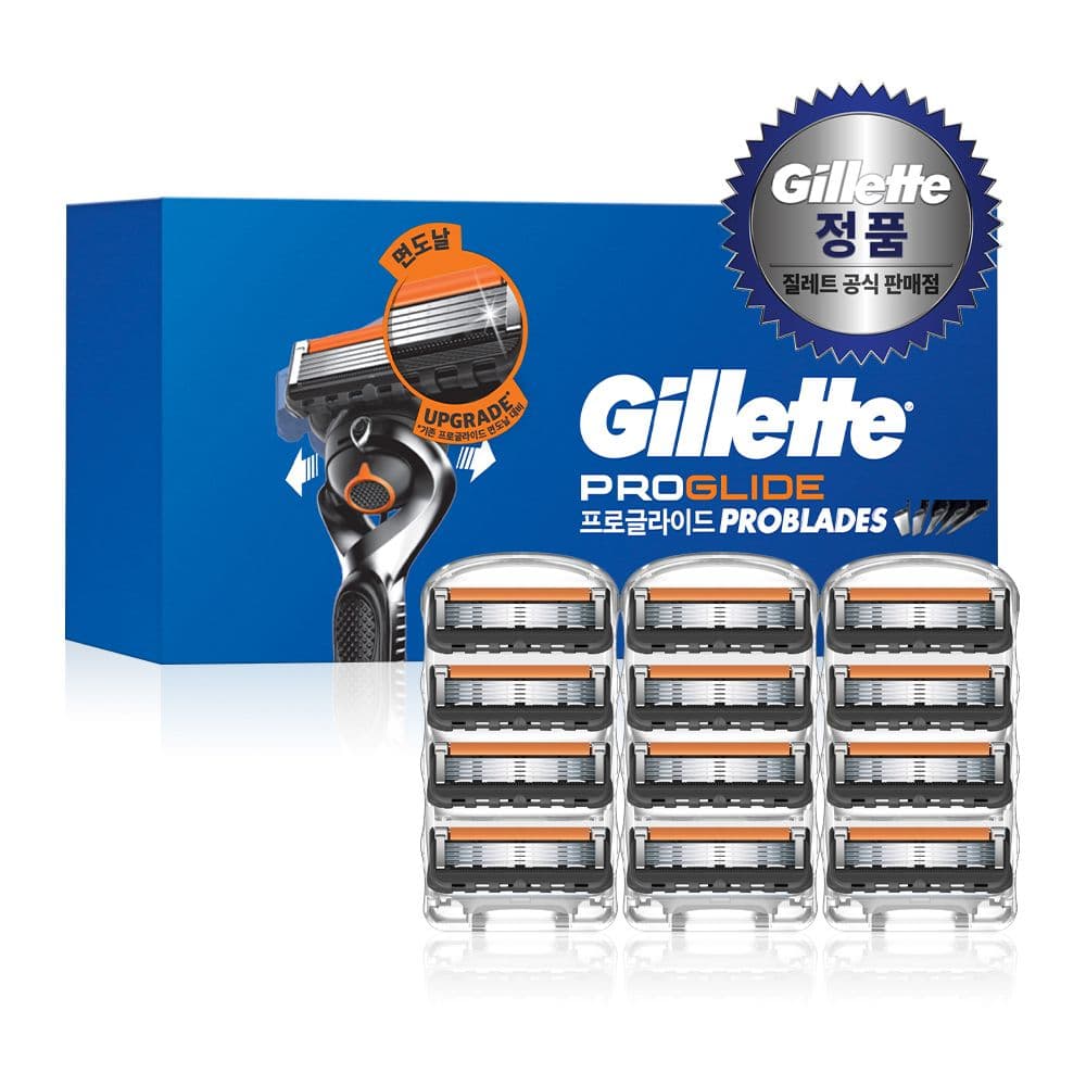 질레트 질레트 2024 프로글라이드 면도날 12입 - 최저가 65,900원
