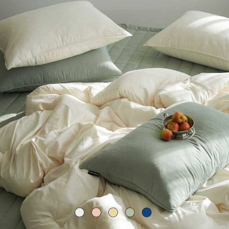 헬로우슬립 NEW 카스테라 워싱 옥수수솜 간절기/사계절/한파 차렵이불세트