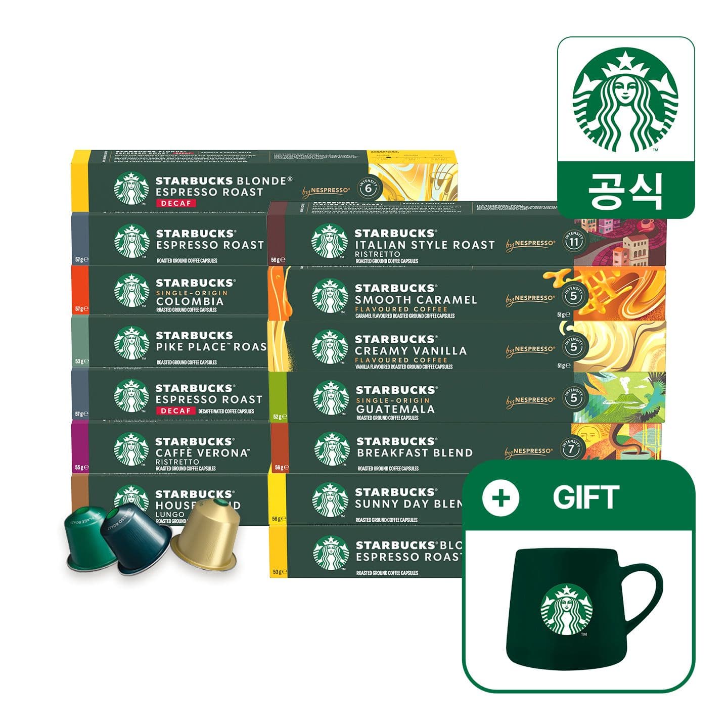 스타벅스 스타벅스 네스프레소 캡슐커피 10캡슐 x 9박스