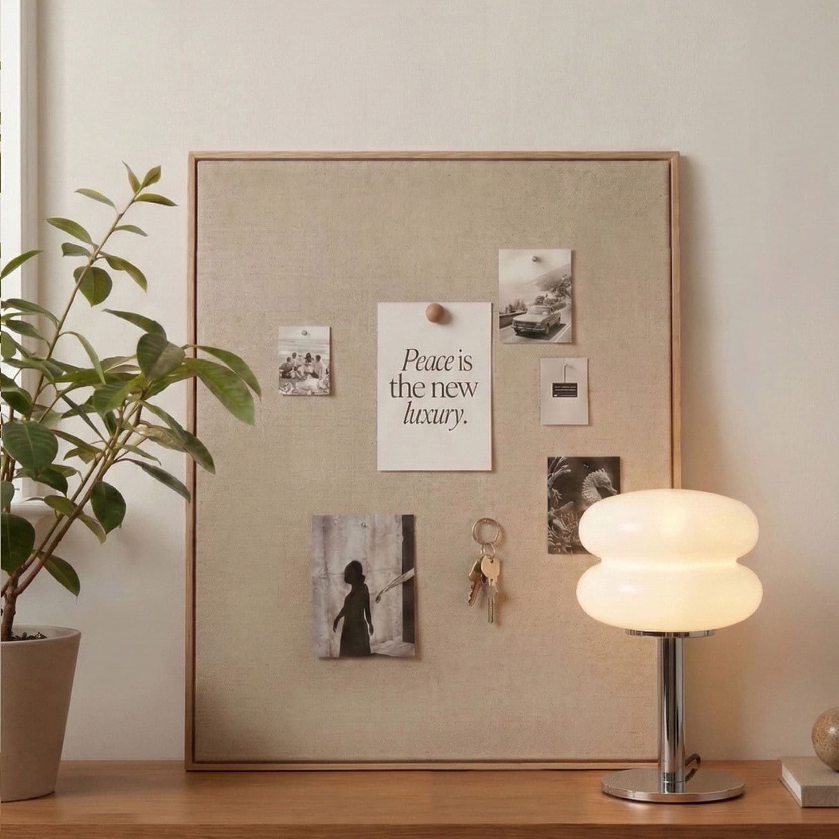 테이스트픽 소프트 린넨 원목 자석액자 보드 여행 마그넷 사진 메모 벽꾸미기 인테리어