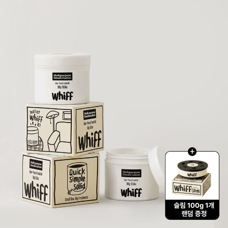 위프 위프 생활 탈취제 300g 2개 + 섬유탈취제 50ml 1개