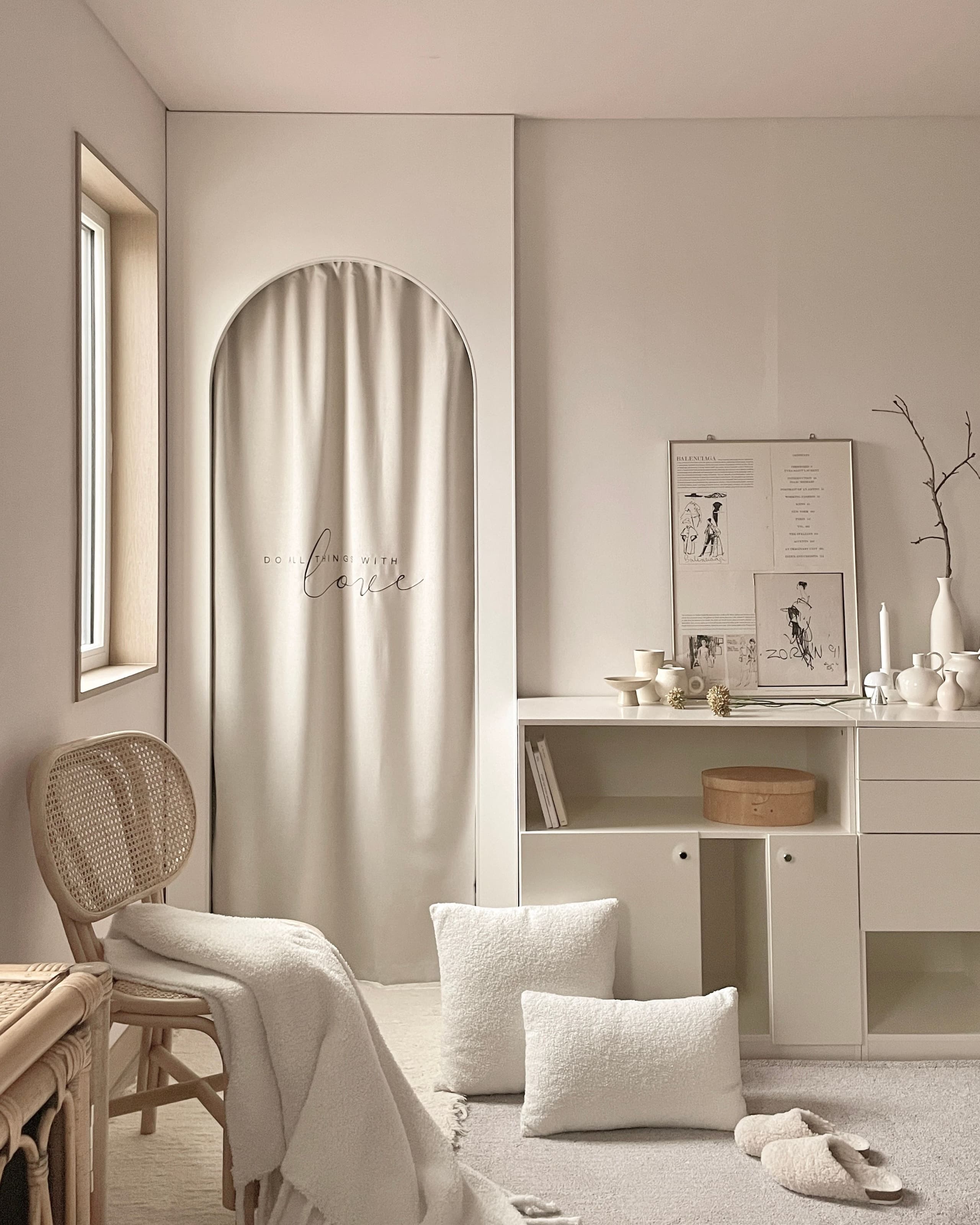 라운드라운드 아치게이트 파티션 아치문 셀프 가벽 칸막이