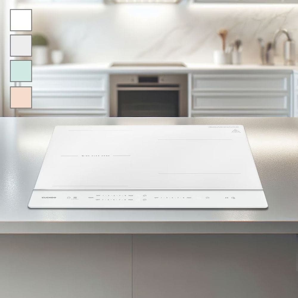 쿠쿠 국내생산 화이트 3구 인덕션 라이트 CIR-E349 (색상 택1)