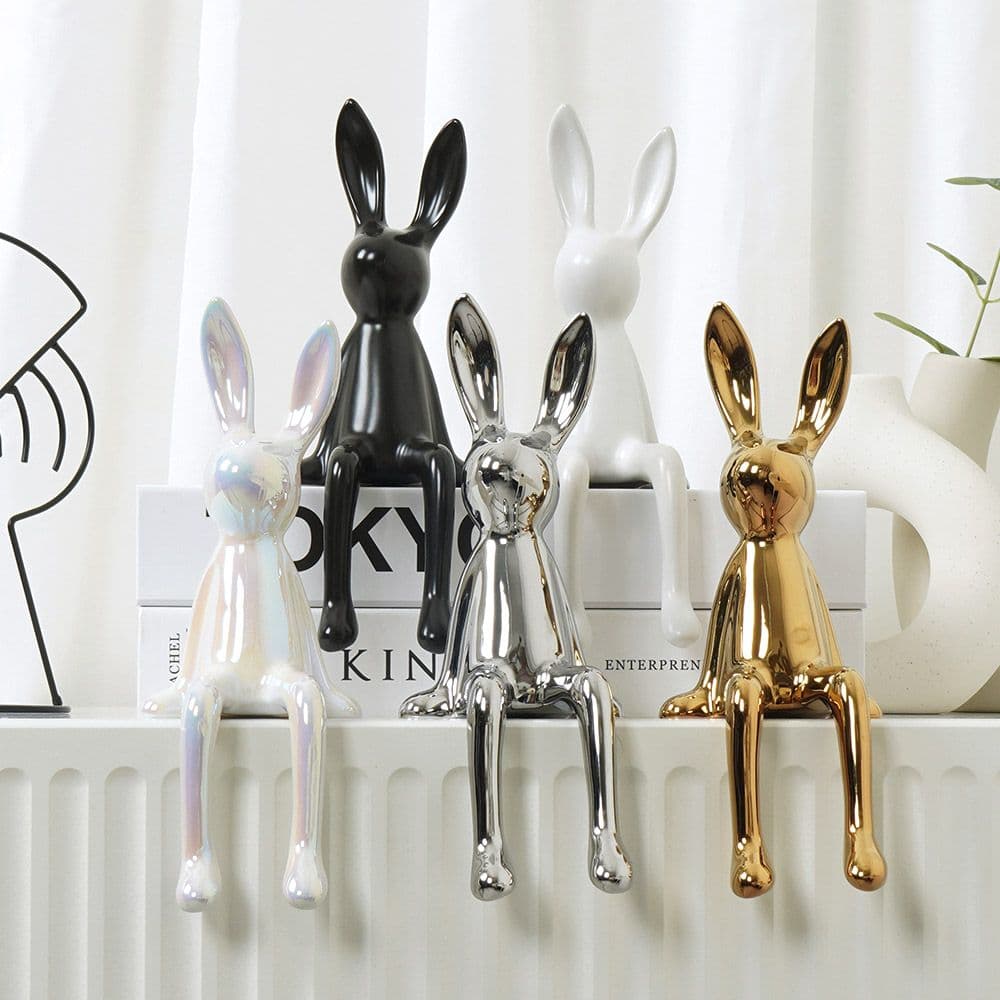 지오샵 인테리어 소품 토끼 세라믹 앉은 래빗 오브제 GHD29 - 최저가 11,400원