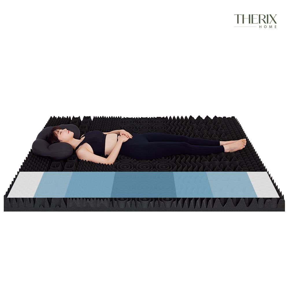 더릭스홈 7존 매트리스 15cm 침대 접이식 바닥 토퍼 4colors (MS/SS/Q)