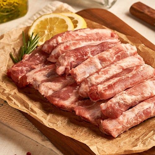 하늘돼지 국내산 100% 돼지고기 당일도축 생쪽갈비 2/4kg 찜 구이용 1등급 - 최저가 13,950원