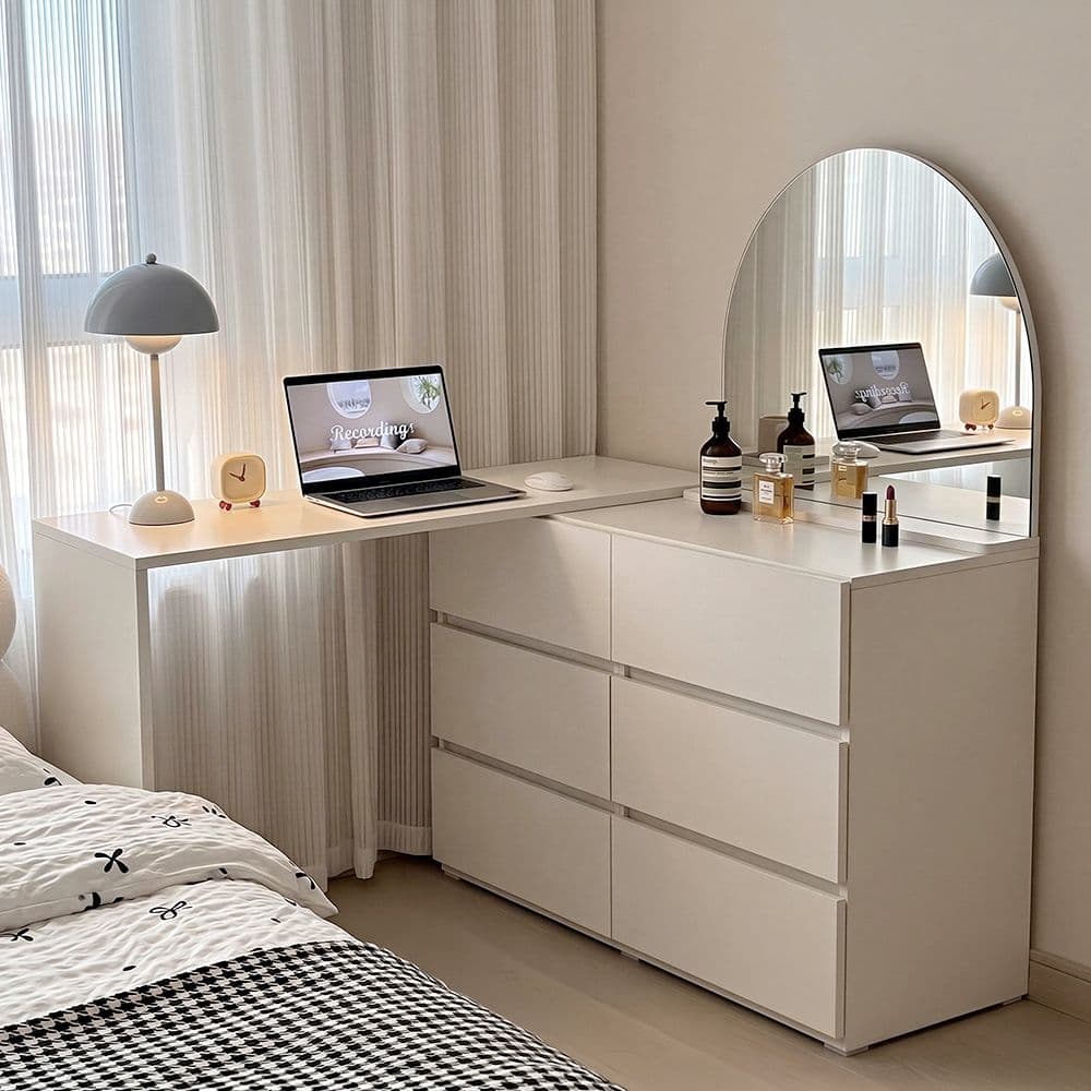 이안가구 프롬 확장형 화장대 800 / 1200 - 최저가 149,000원