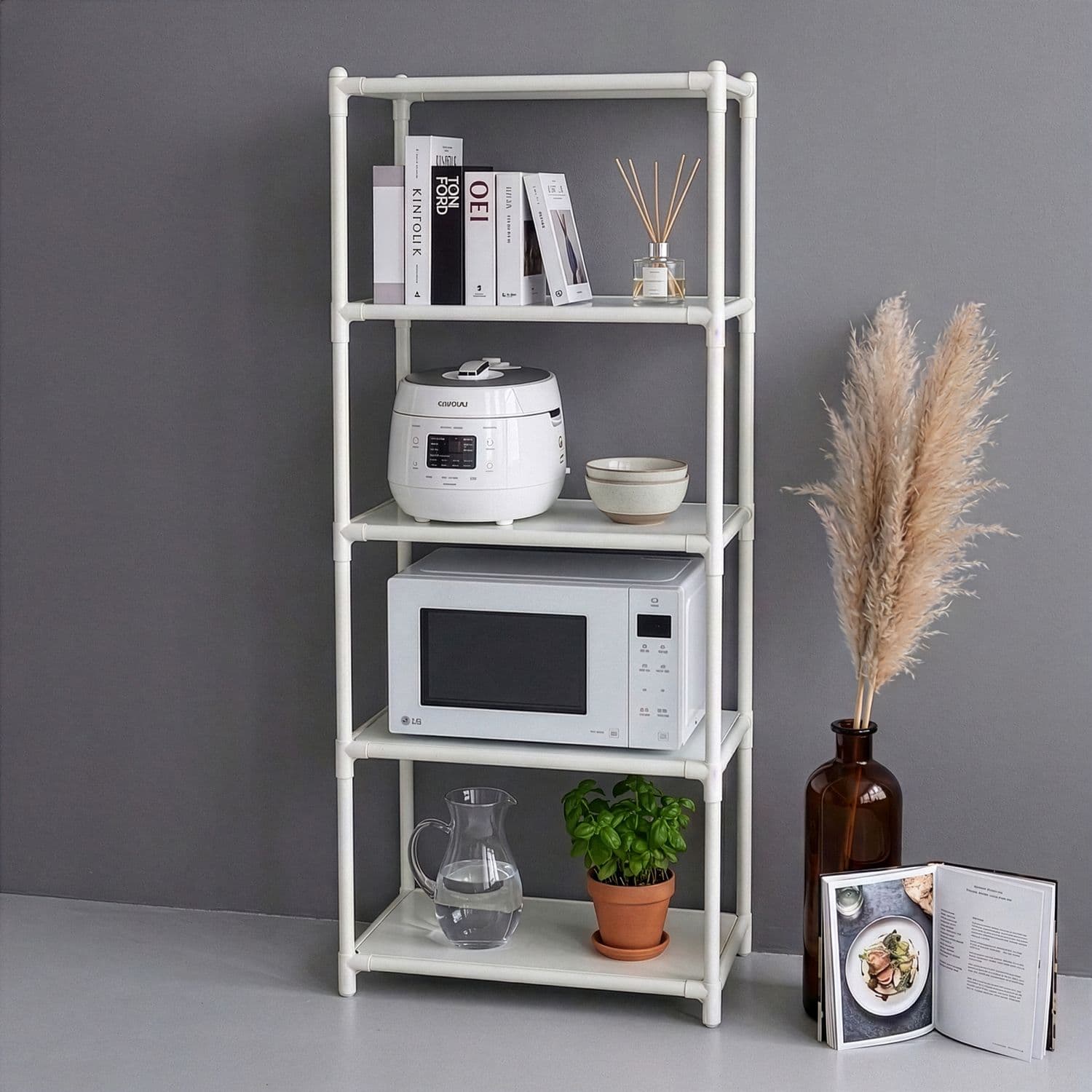 MF매직하우스 MF 진열장 수납 선반 630 5단 - 최저가 36,005원