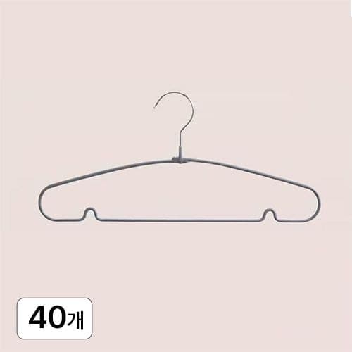 홈앤하우스 모노 논슬립 라운딩 옷걸이 40P/hnh1606