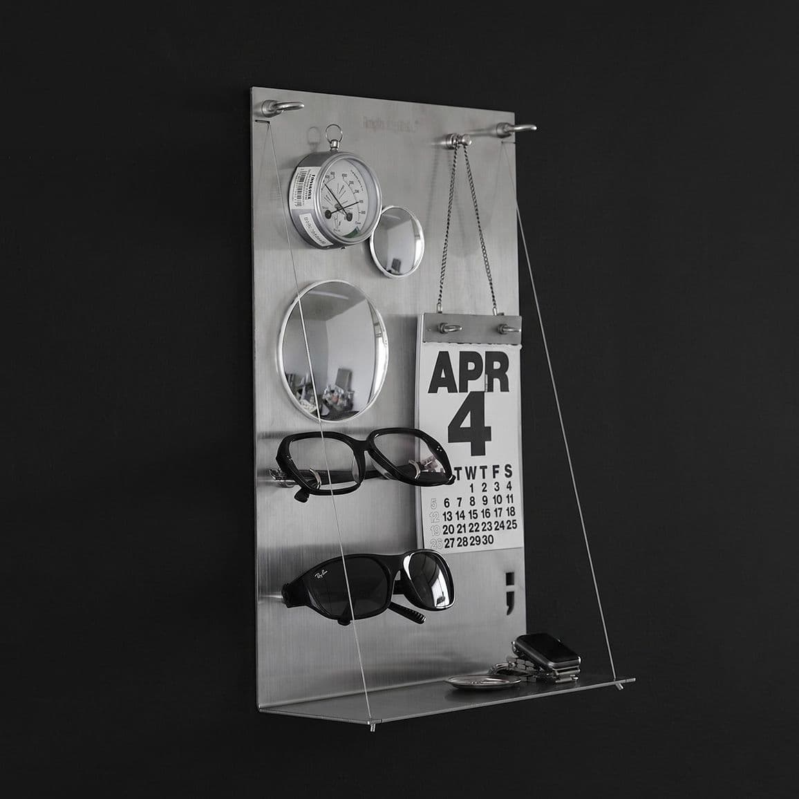 in;tangible EVOKE BOARD SHELF ; WIRE 자석 붙는 스테인리스 벽선반 메모 보드