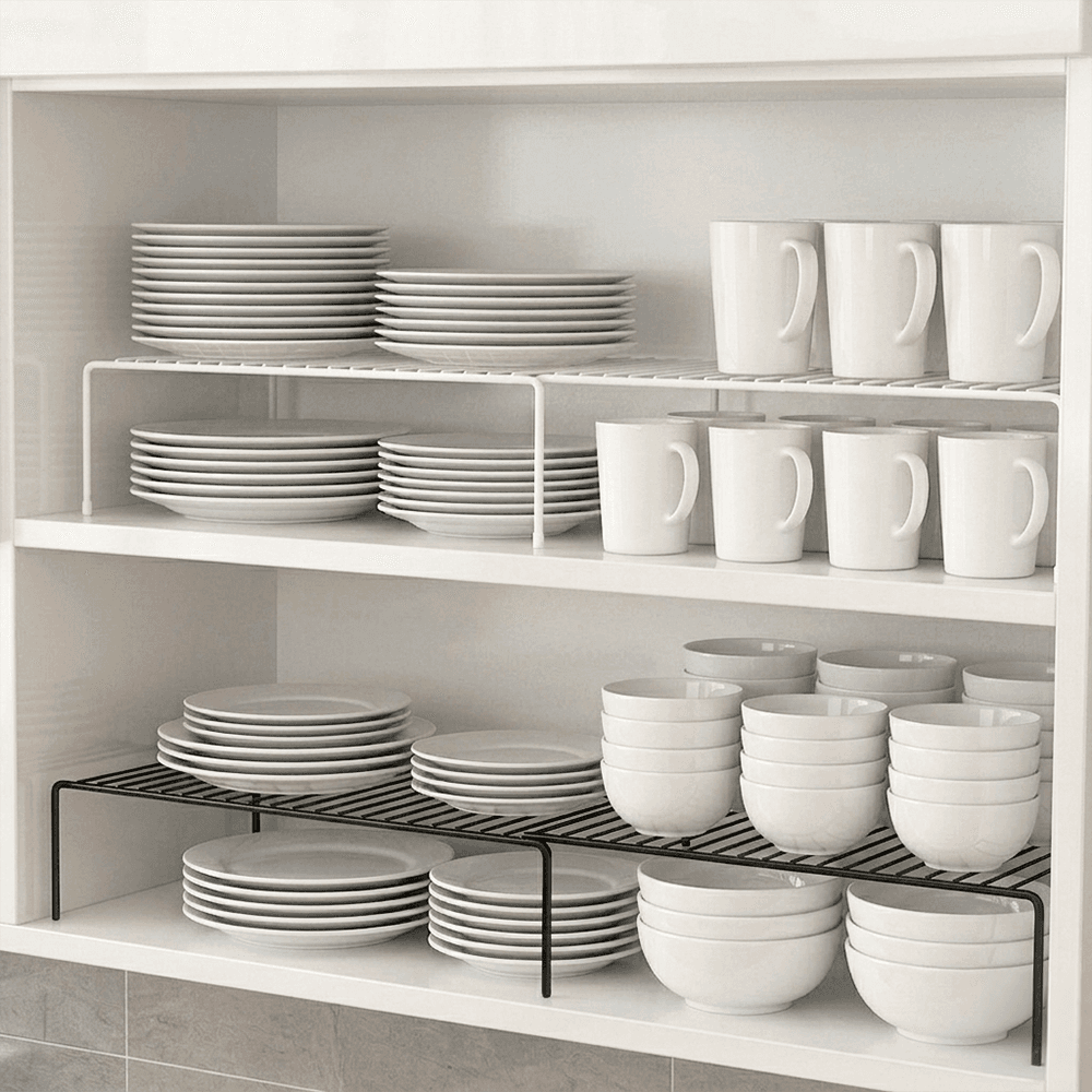 엠에스리빙 국내생산 길이 조절 접시정리대(소) (카카오/화이트)