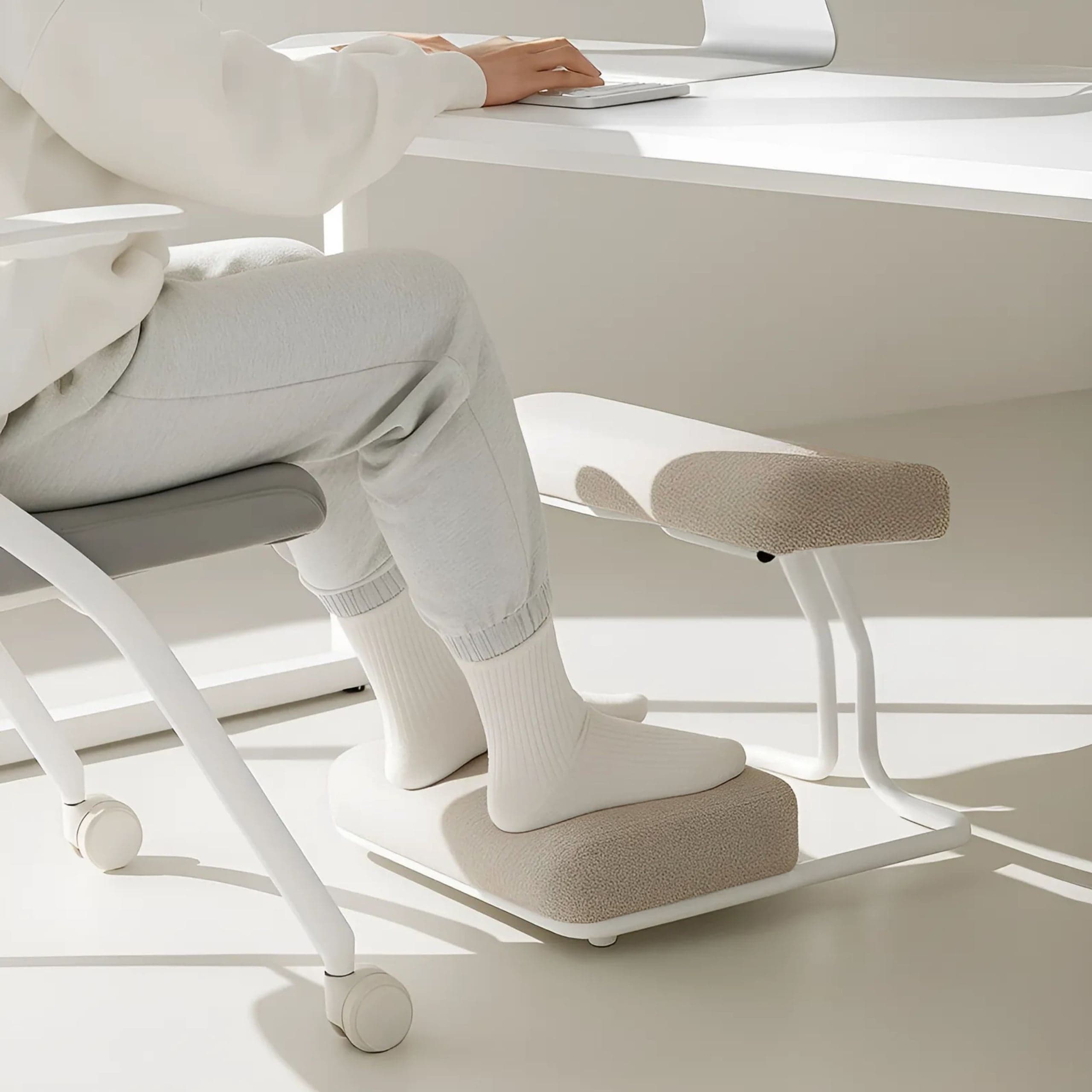 올인홈 책상 발받침대 발판 사무실 컴퓨터 2단 쿠션 발받침 다리받침대 풋레스트