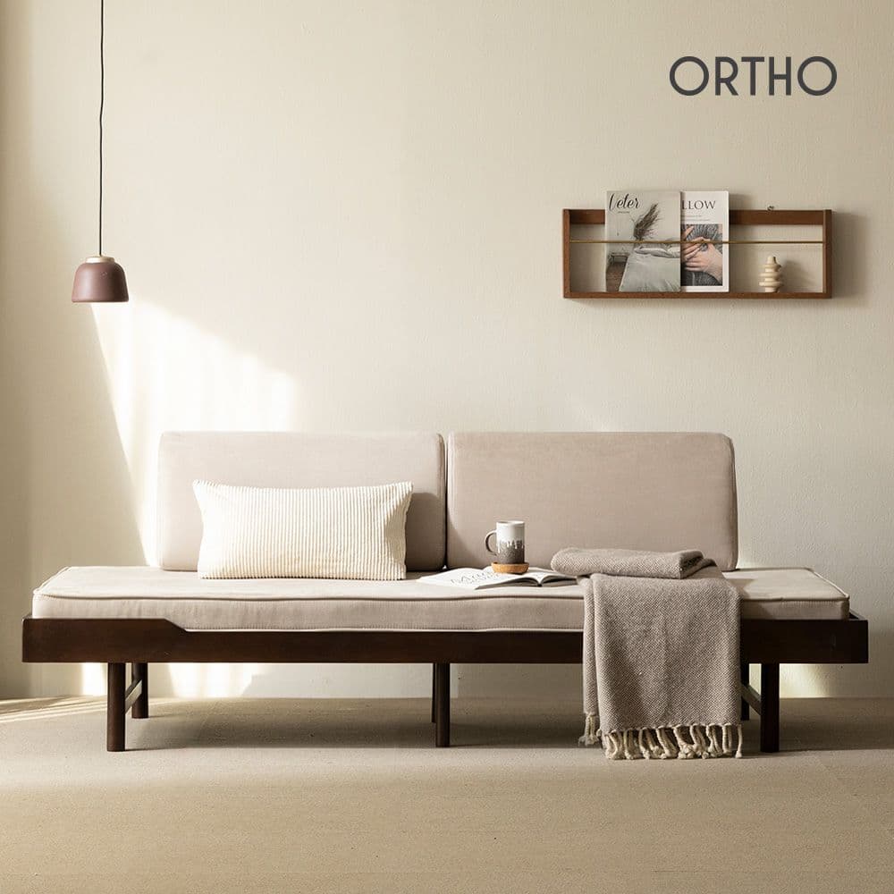 올쏘퍼니처 오트밀 원목 데이베드 소파 침대 소파베드 - 최저가 179,100원