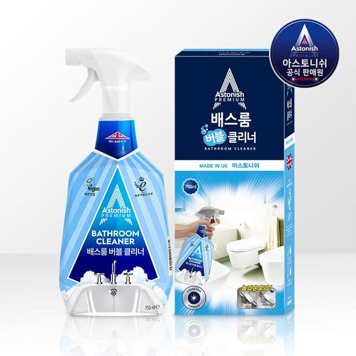 아스토니쉬 베스룸 클리너 750ml 욕실 화장실 청소세제