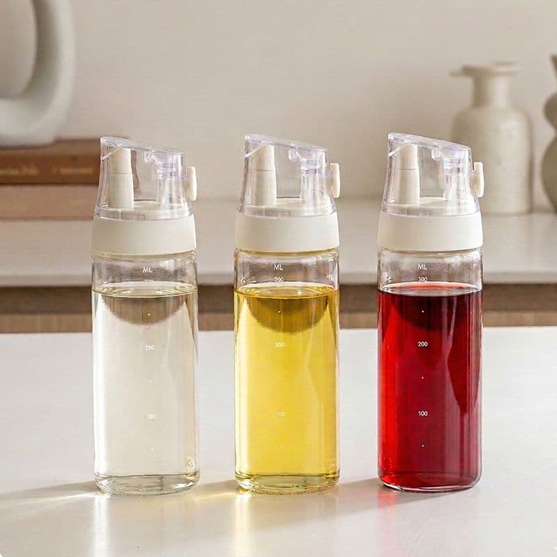 달팽이리빙 메종치비네 자동개폐 밀폐 오일병(350ml) 3P