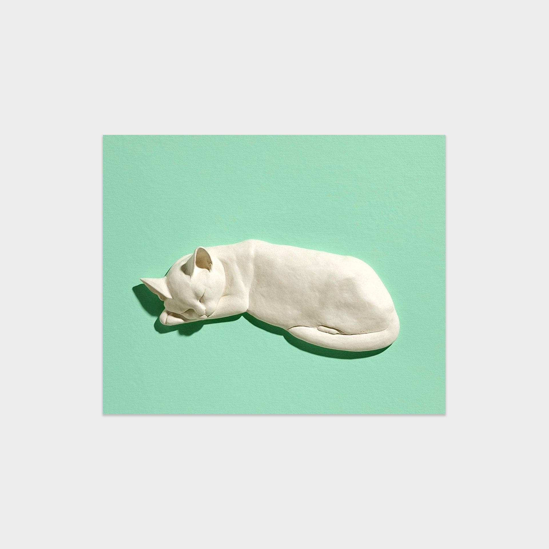 가현아트 GahyunArt 김여옥 PoppyCat w-08 / 판화 작품 고양이 인테리어 그림 액자 소품