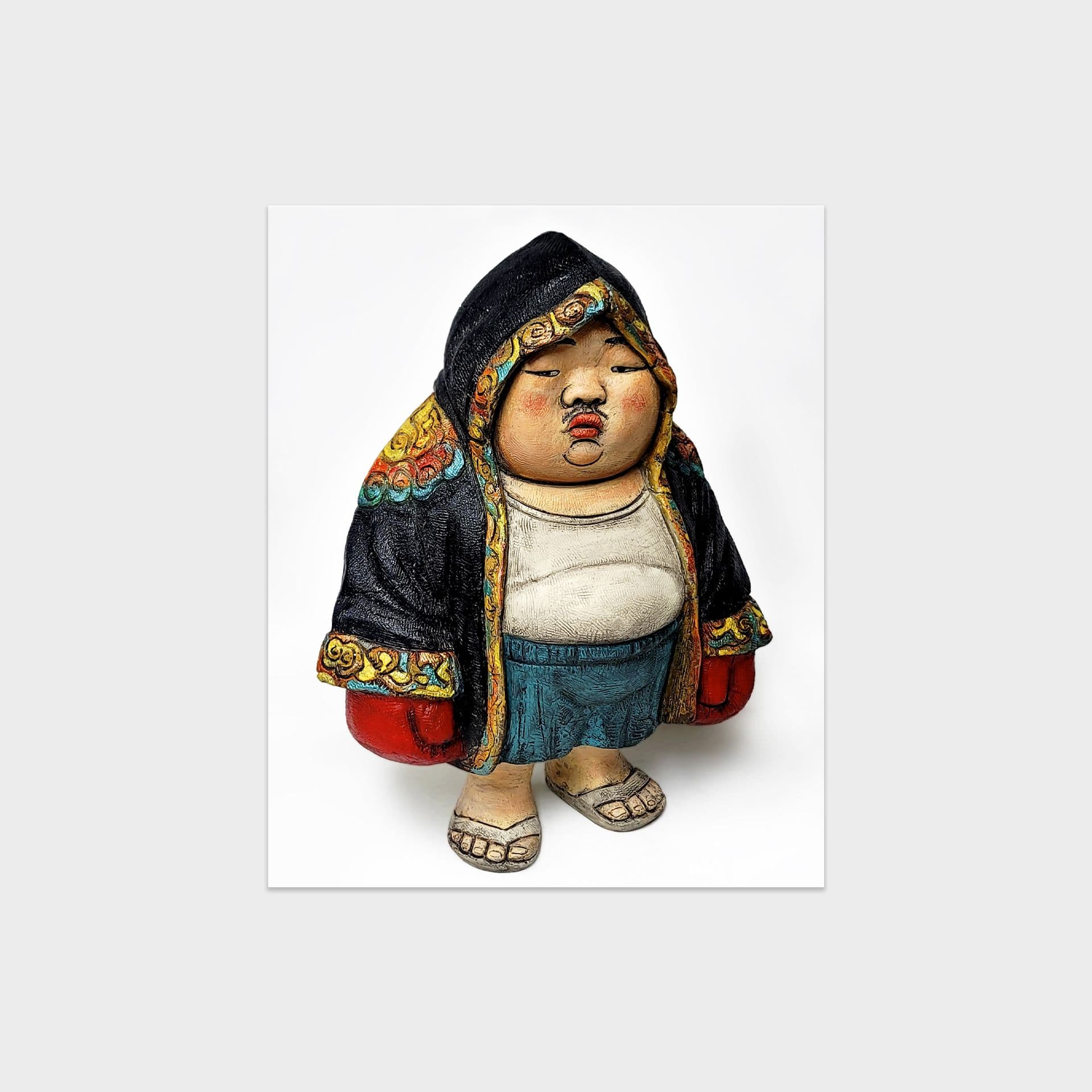 가현아트 GahyunArt 김원근 명품복서 / 판화 작품 거실 방 콘솔 인테리어 소형 그림 액자 소품