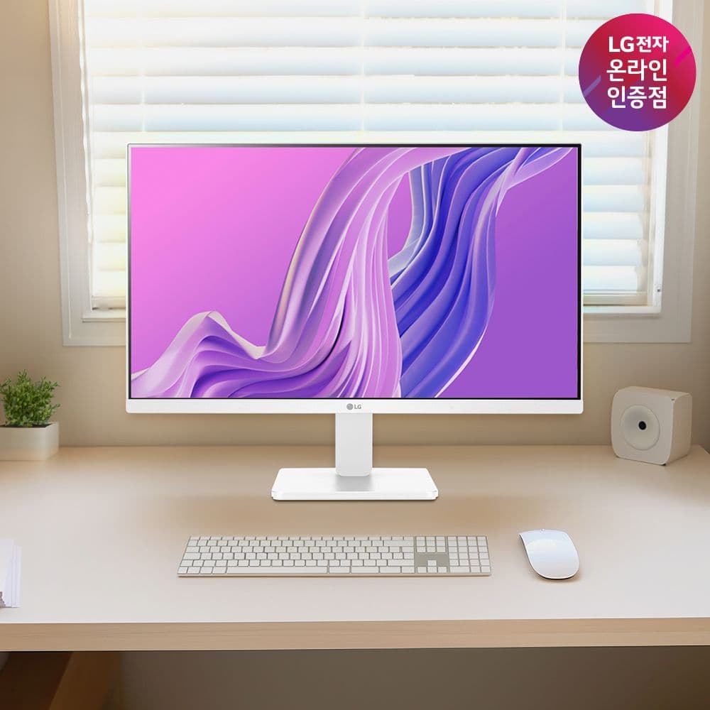 LG전자 24MR400W 화이트모니터 IPS 100Hz