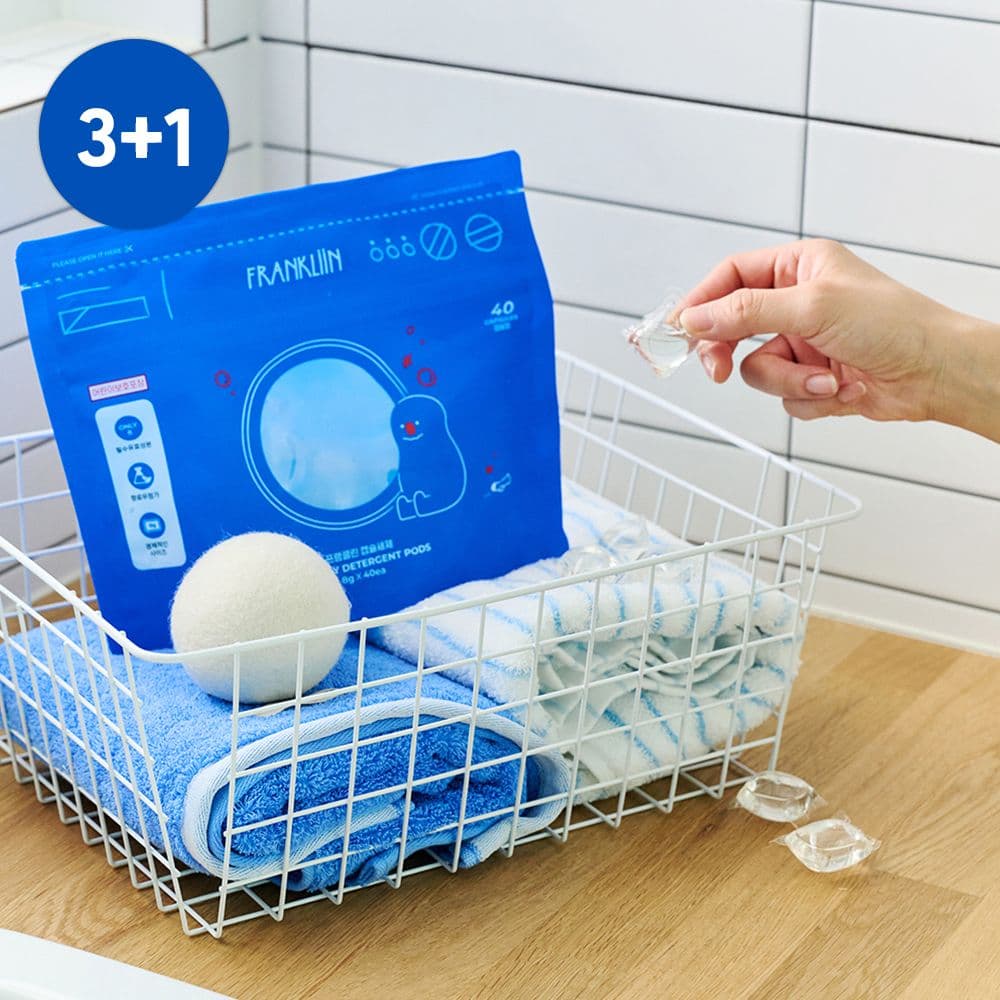 프랭클린 캡슐세제 320g (8g*40) 무향 아기세제 중성세제