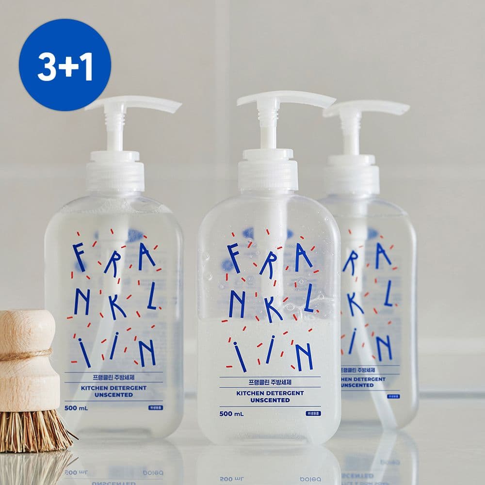 프랭클린 비건 아기주방세제 500ml 과일 유아 식기세제